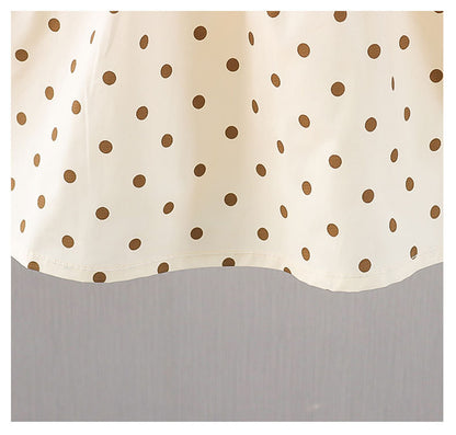 Polka Ruffled Shorts Set