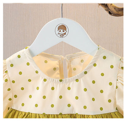 Polka Ruffled Shorts Set