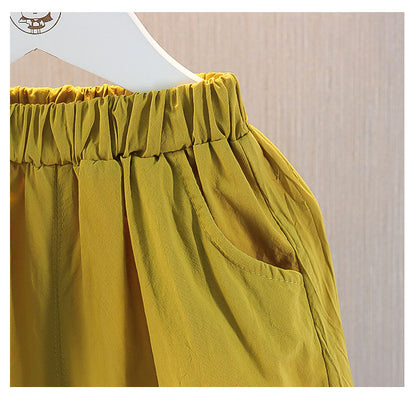 Polka Ruffled Shorts Set