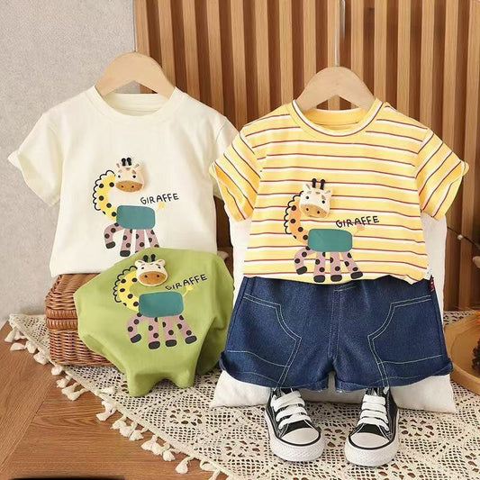 Giraffe Denim Set