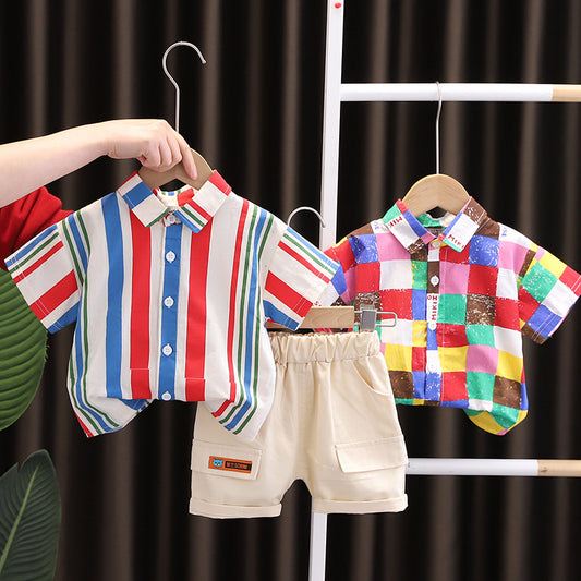 Multicolored Shirt Set