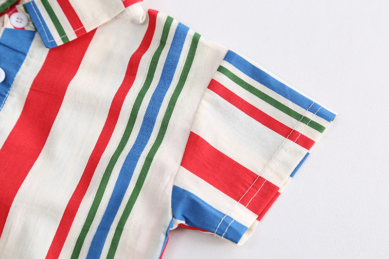 Multicolored Shirt Set