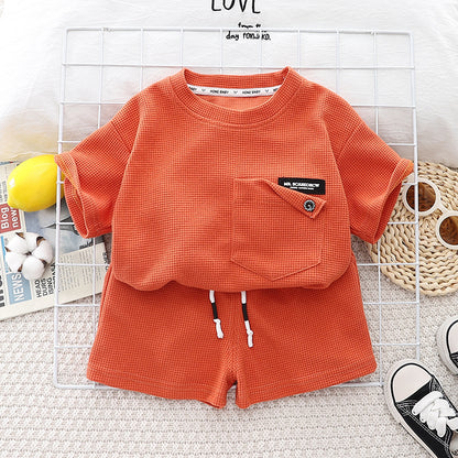 Textured Shorts Set