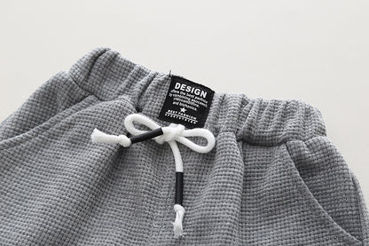 Textured Shorts Set