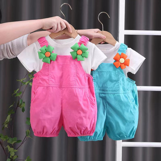 Floral Dungaree