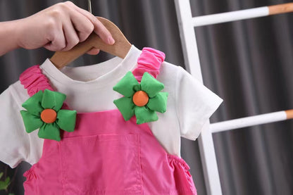 Floral Dungaree