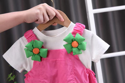 Floral Dungaree