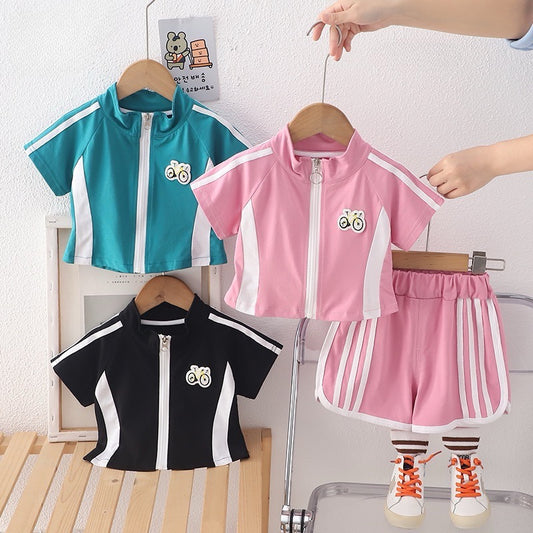 Sporty Shorts Set