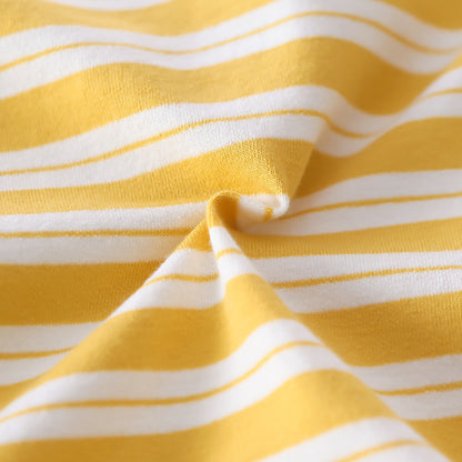 Stripped Tshirt Shorts Set
