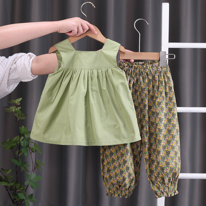 Printed Pant Set