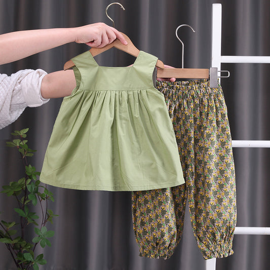 Printed Pant Set