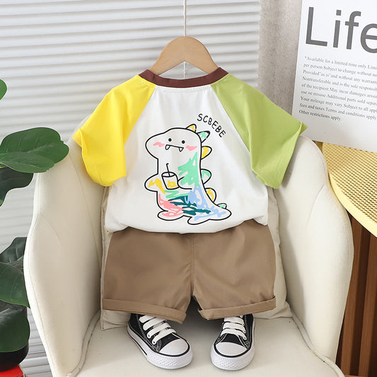 Dinosaur Shorts Set