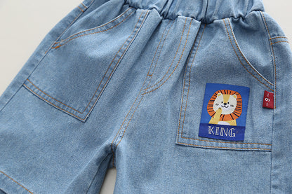 Jigsaw Denim Shorts Set