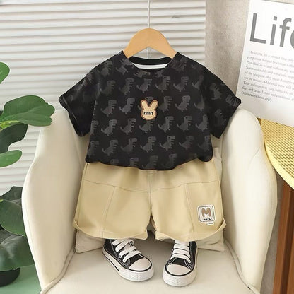 Dinosaur Shorts Set