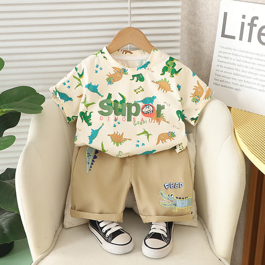 Dinosaur Shorts Set