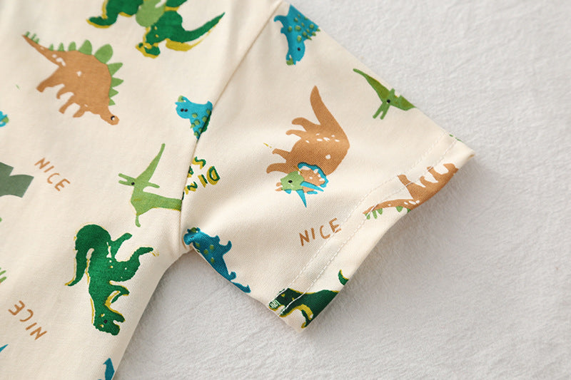 Dinosaur Shorts Set