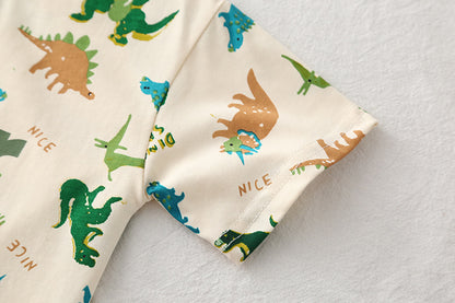 Dinosaur Shorts Set