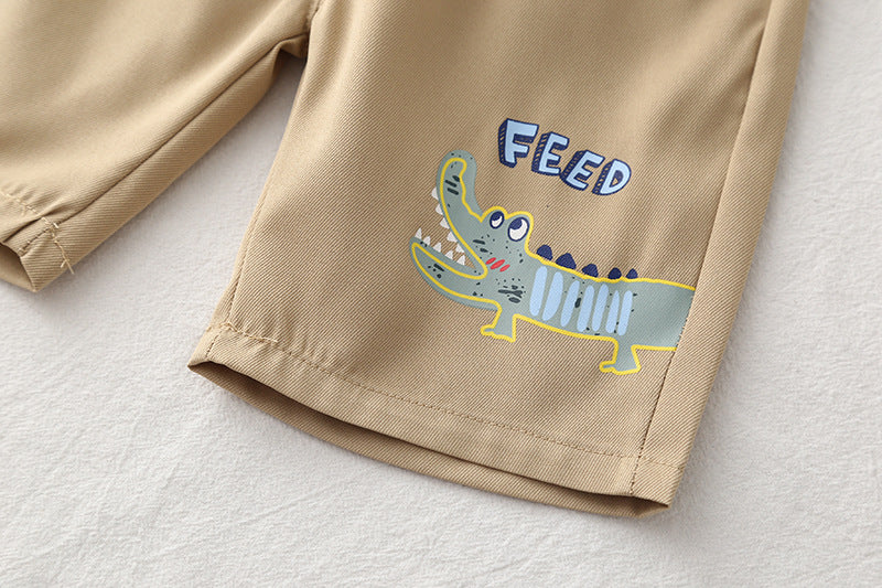 Dinosaur Shorts Set