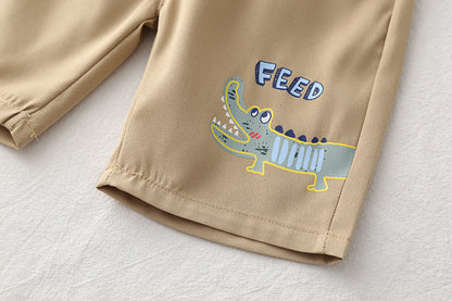 Dinosaur Shorts Set