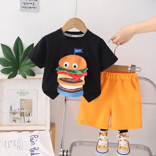 Hamburger Short Set