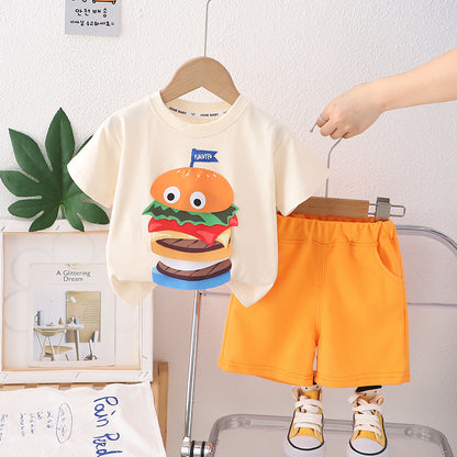 Hamburger Short Set