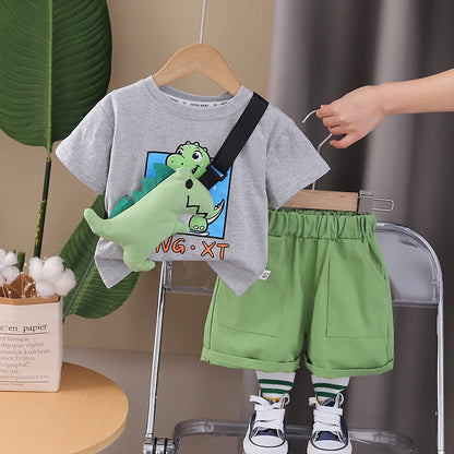 Dinosaur Shorts Set
