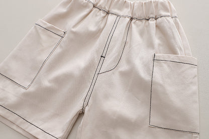 Monochrome Shorts Set