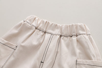 Monochrome Shorts Set