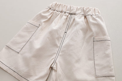 Monochrome Shorts Set
