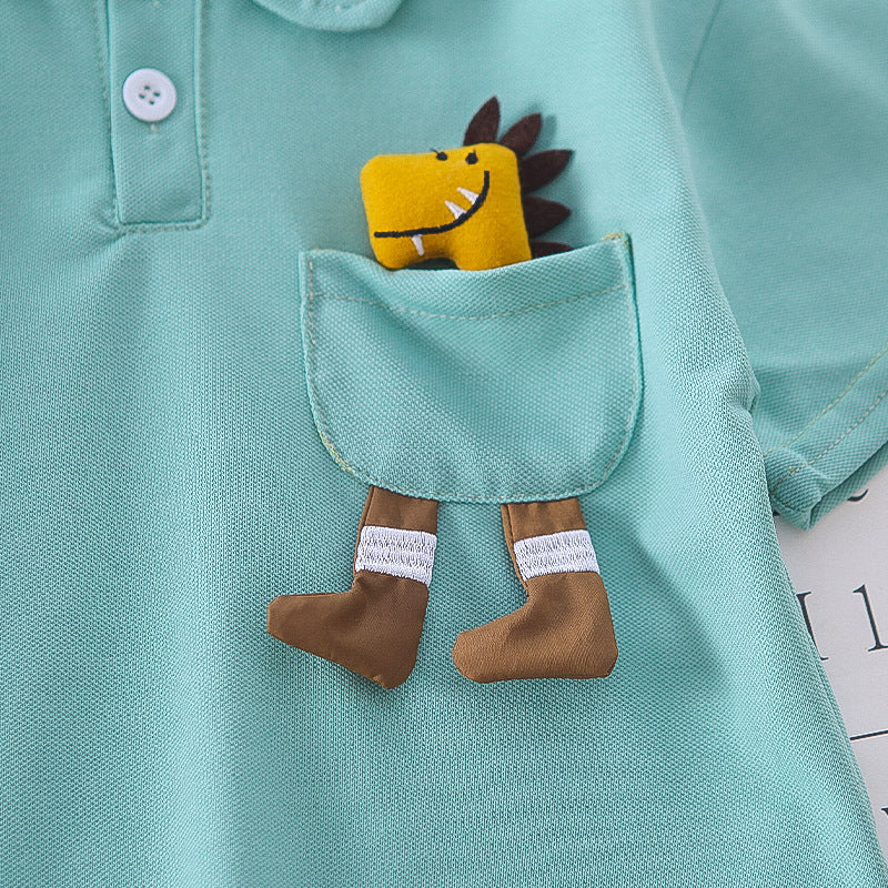 Polo T-shirt Matching Shorts Set