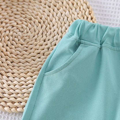 Polo T-shirt Matching Shorts Set