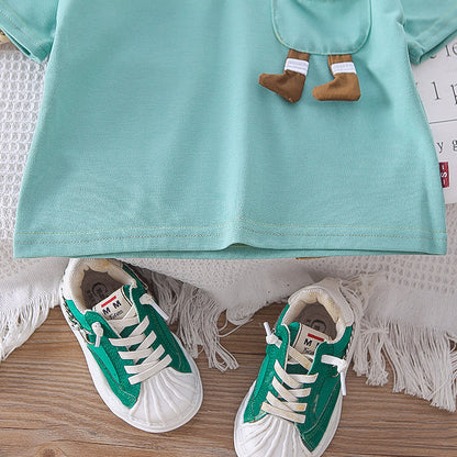 Polo T-shirt Matching Shorts Set