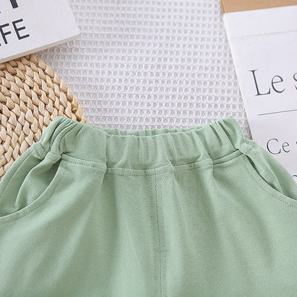 Polo T-shirt Matching Shorts Set