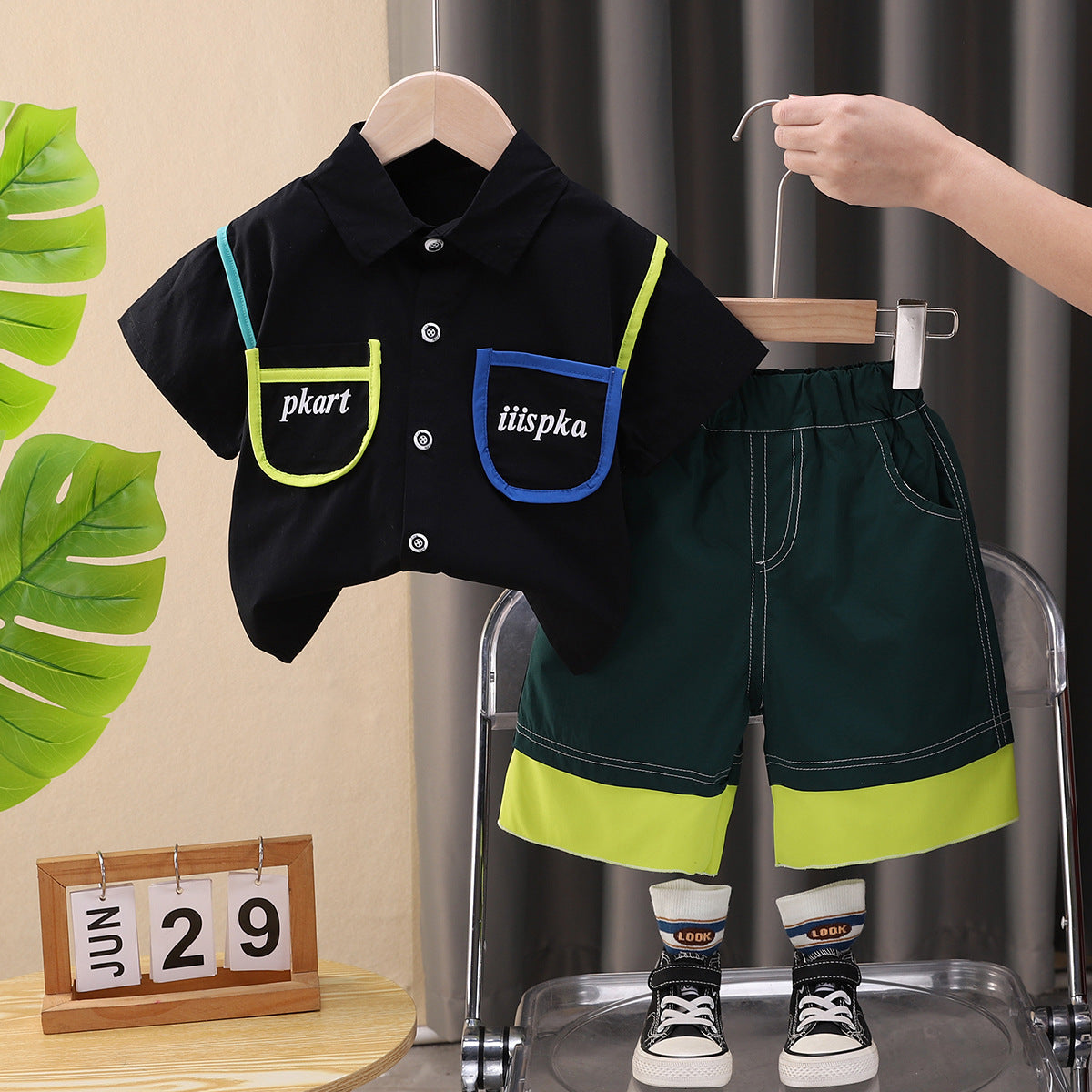 Shirt Shorts Set