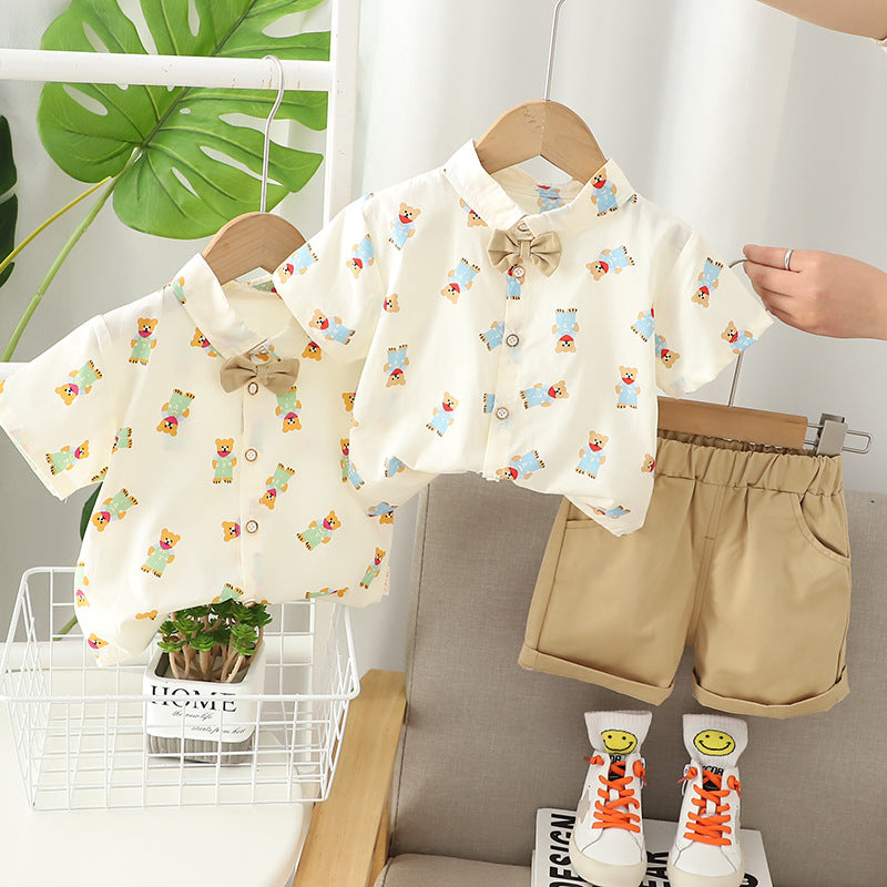 Teddy Bear Shorts Set