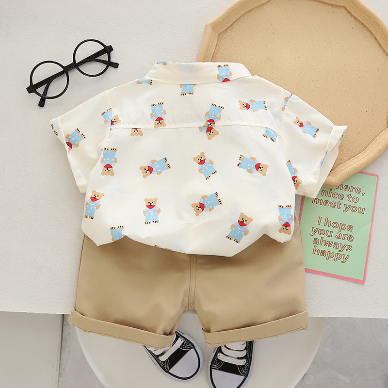 Teddy Bear Shorts Set