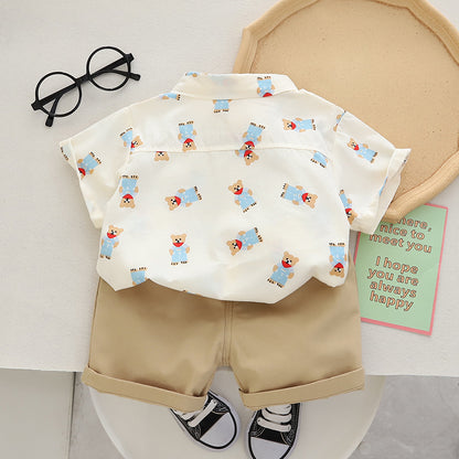 Teddy Bear Shorts Set