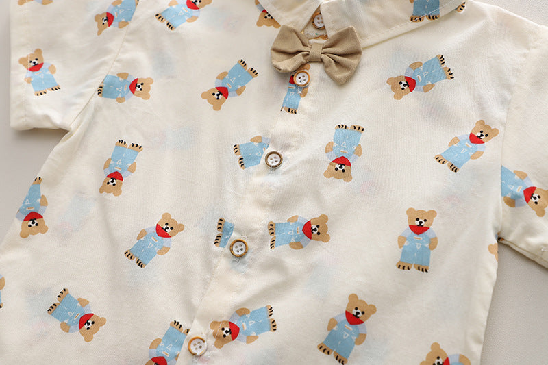 Teddy Bear Shorts Set