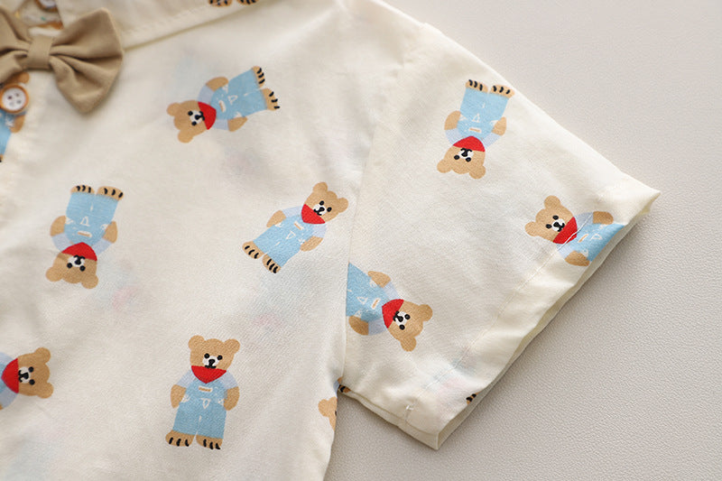 Teddy Bear Shorts Set