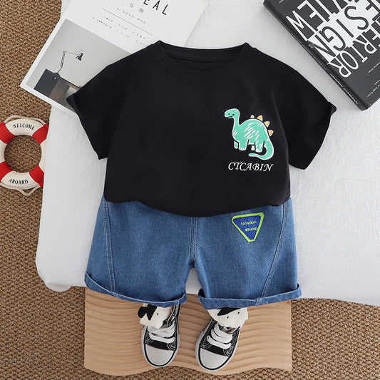 Dinosaur Tshirt Denim Set