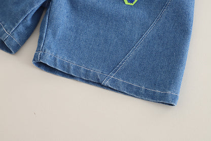 Dinosaur Tshirt Denim Set