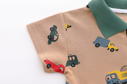 Car Denim Short Set