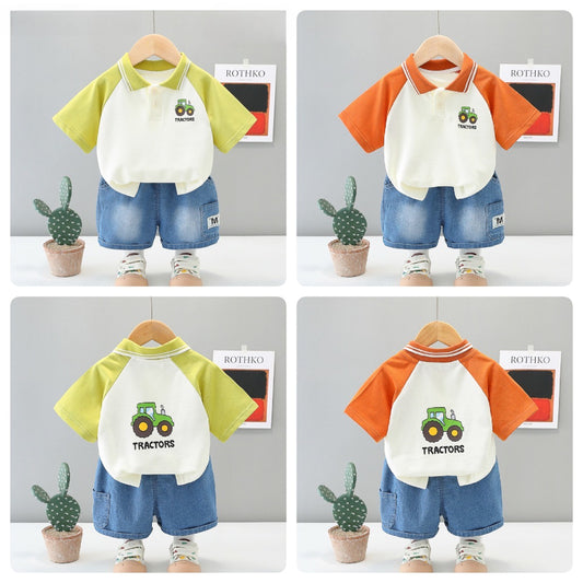 Polo Tshirt Shorts Set