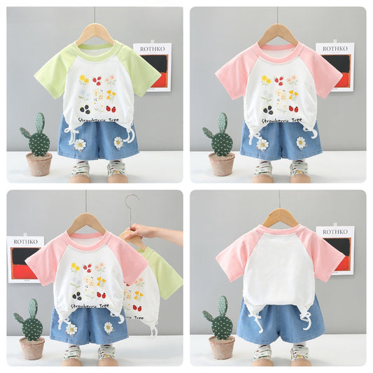 Strawberry Shorts Set