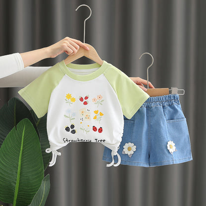 Strawberry Shorts Set