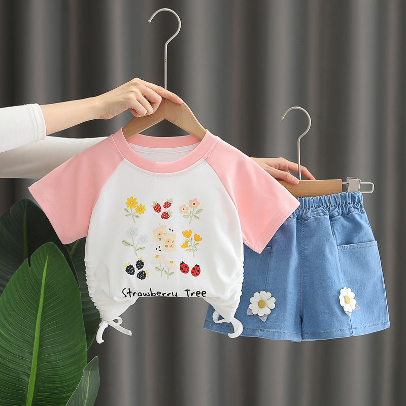 Strawberry Shorts Set