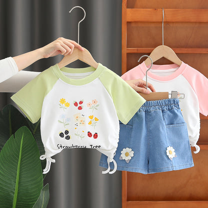 Strawberry Shorts Set