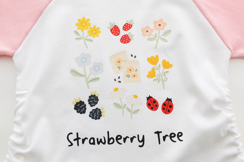 Strawberry Shorts Set