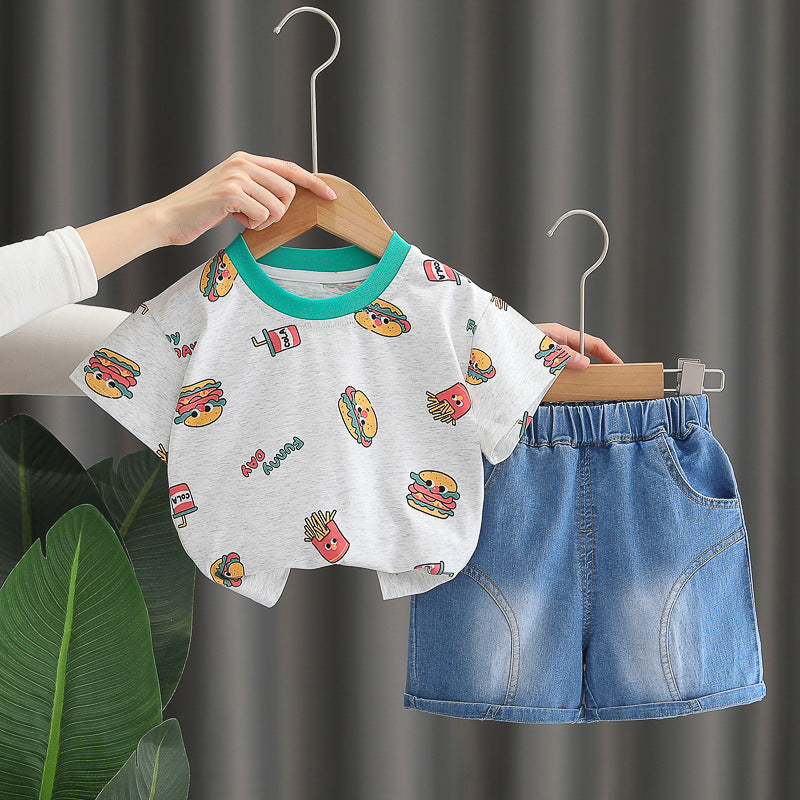 Hamburger Short Set