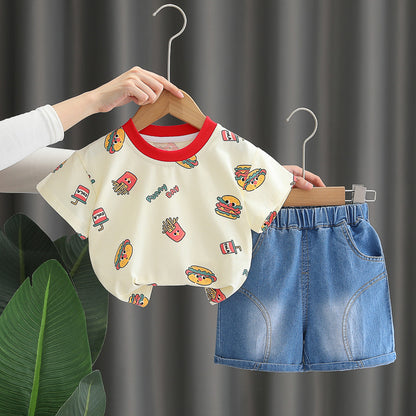 Hamburger Short Set